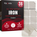 Iron Patches Iron & Blood Health Support with Iron, Vitamin C & Antioxidants, 36 Patches